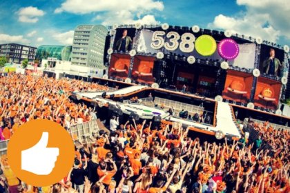 On King's Day there are plenty of concerts around the city