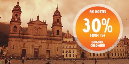 Save 30% at AK-Hostel in Bogota, Colombia