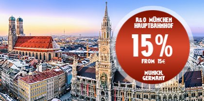 Save 15% on your stay in Munich