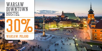 Save 30% in Warsaw Downtown Hostel (big)