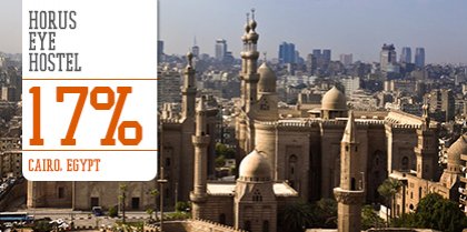 17% saving in Horus Eye Hostel - Cairo, Egypt (big)