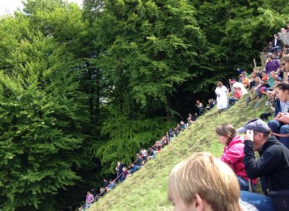 Cheese rolling in England