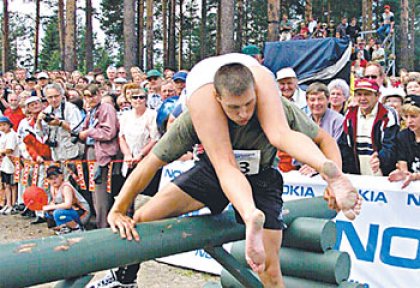 Wife Carrying in Finland